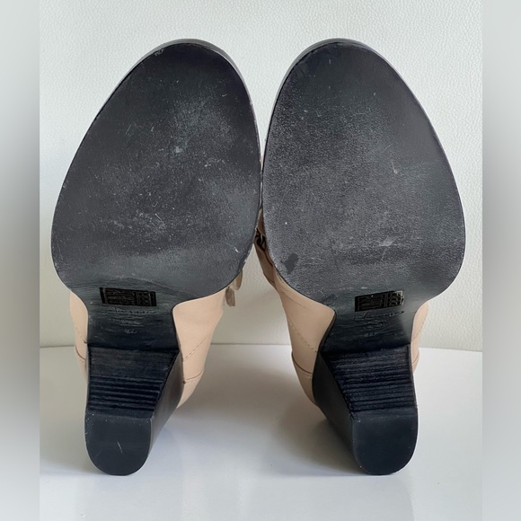 Plomo Tan Soft Taupe Leather Shooties Booties Rare Size 8 - 8.5 /  EU 39 - Picture 12 of 15